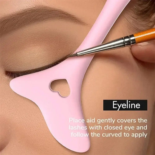 3Pcs Silicone Eyeliner Stencil Aid Set – Silkway Beauty
