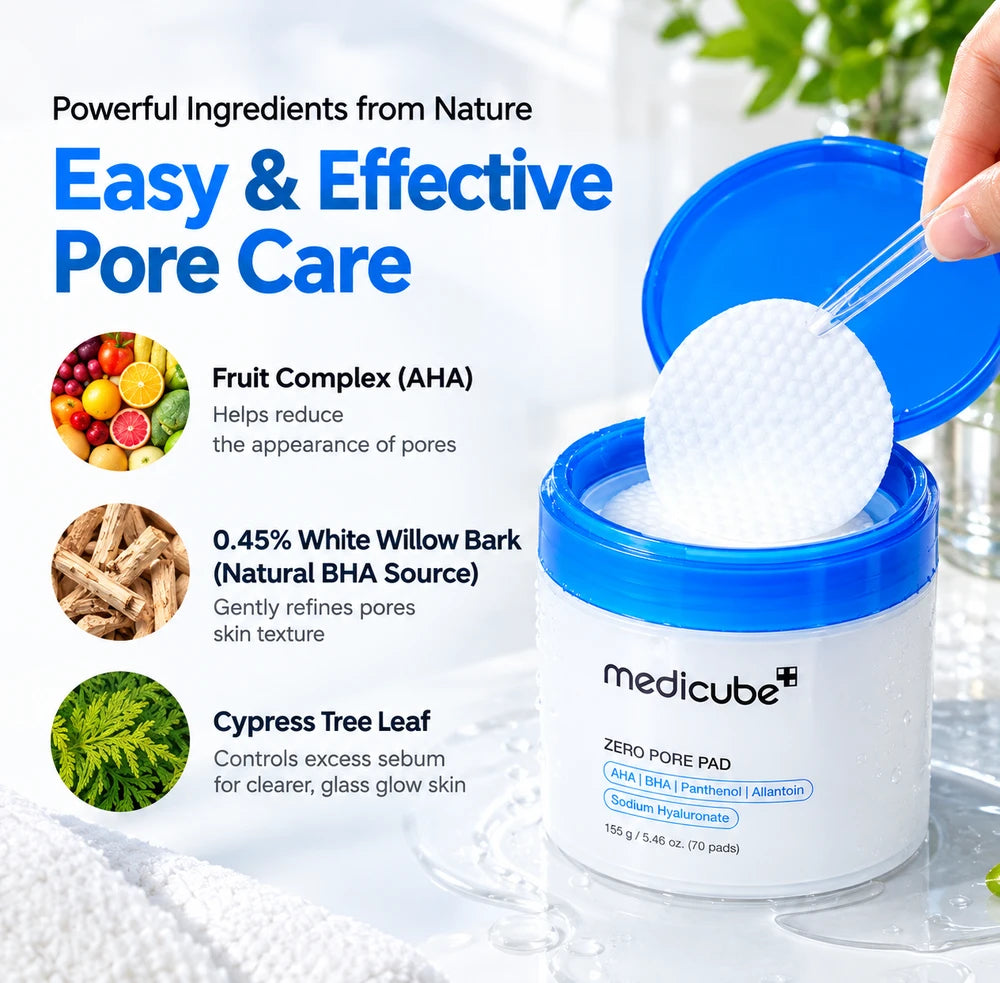 Medicube Pore & Texture Care Value Trio (3-Piece Set)
