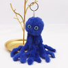 Plush Octopus Keychain Backpack Charm
