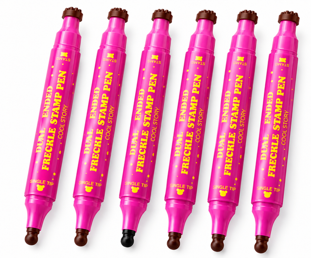 Double Eyeliner Freckles Pen All-in-One Natural Waterproof Lasting Seal Spot Pen Natural Simulation