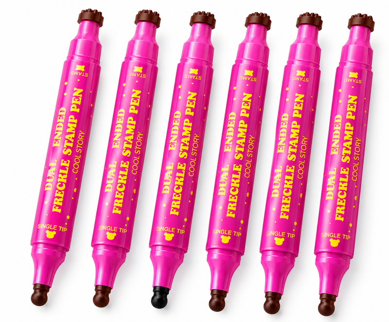 Double Eyeliner Freckles Pen All-in-One Natural Waterproof Lasting Seal Spot Pen Natural Simulation
