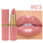 Glitter velvet lipstick makeup product