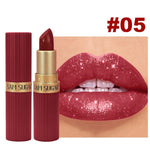 Silkway Beauty pearlescent glitter velvet lipstick