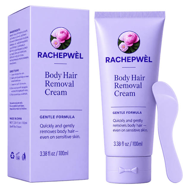 RACHEPWÈL Body Hair Removal Cream – Smooth & Silky Skin – Silkway Beauty